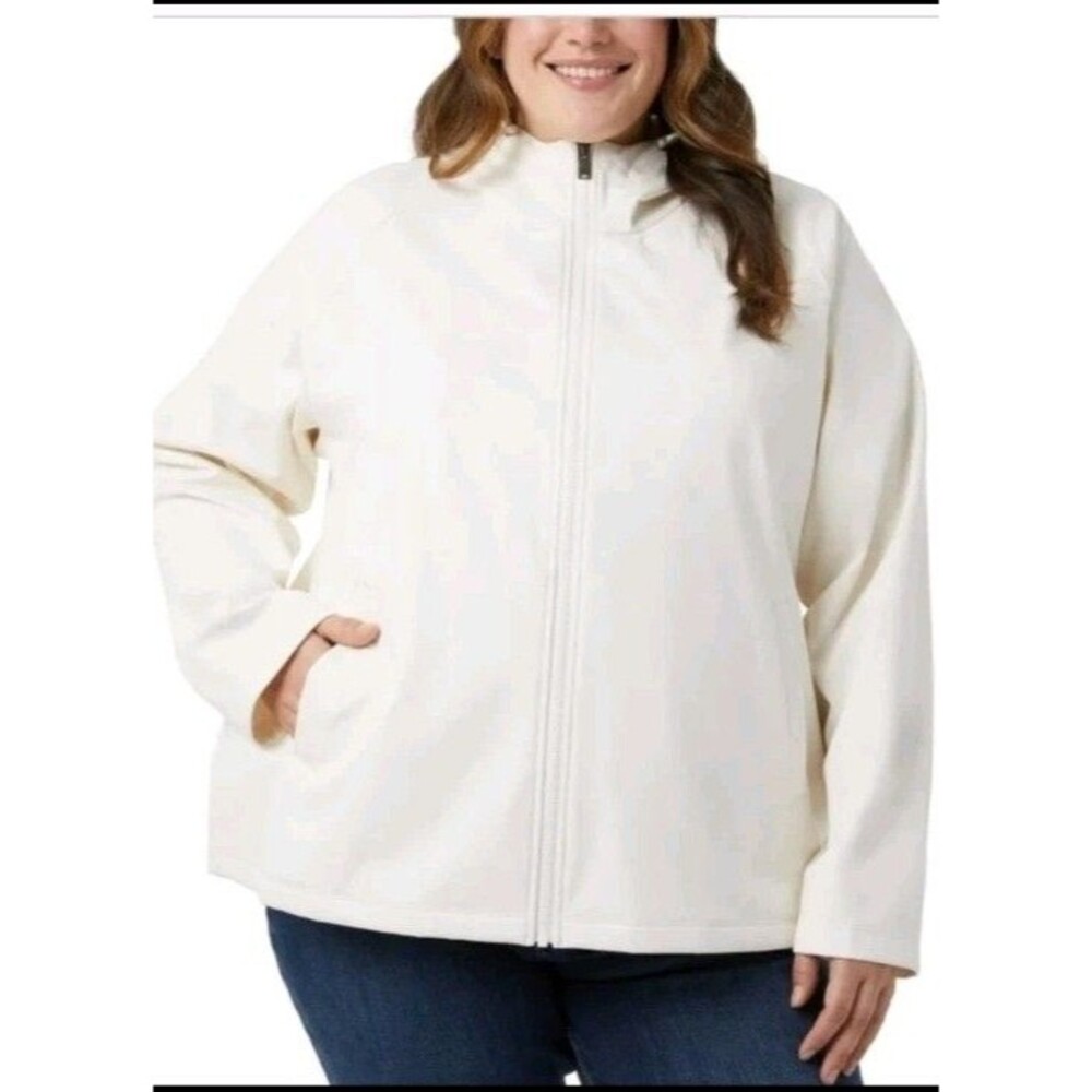 NWT 32 Degrees Women's Cream Soft Shell Jacket 3X, Nwt